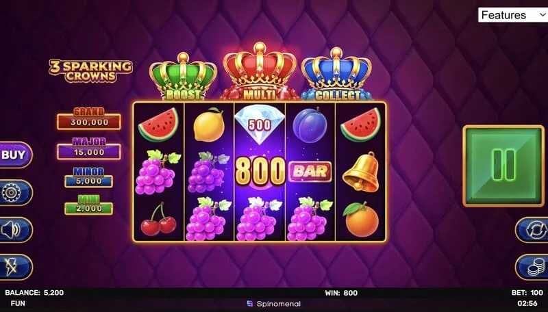 Kemenangan Permainan Asas 3 Sparking Crowns