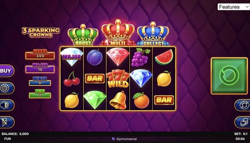 Skrin Permainan 3 Sparking Crowns